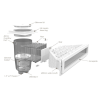 Skimer Emaux Norm plitki za beton 600x67,2